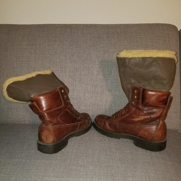 vintage NAUTICA weather brown boots Size US 8 / EU 41 - Picture 3 of 7